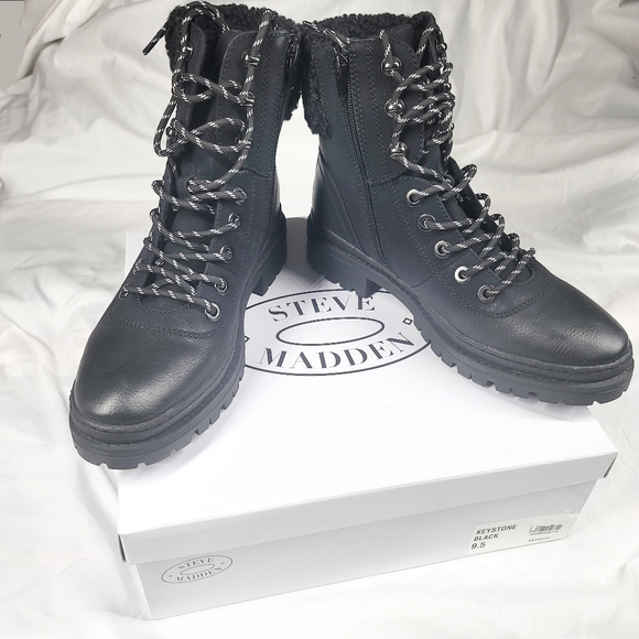 Steve Madden Shoes - New Steve Madden Keystone boots black sz 9.5